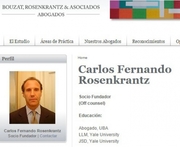 CAPTURA DE LA WEB DEL ESTUDIO BOUZAT, ROSENKRANTZ &amp; ASOCIADOS.